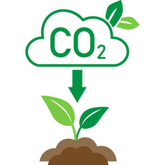 CO2 Emissions Illustration