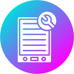 E Reader Repair Icon