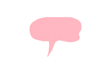 Pink paper cut speech bubble, chat symbol with speech bubbles, cartoon style speech bubbles PNG transparent