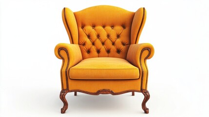Armchair illustration isolated