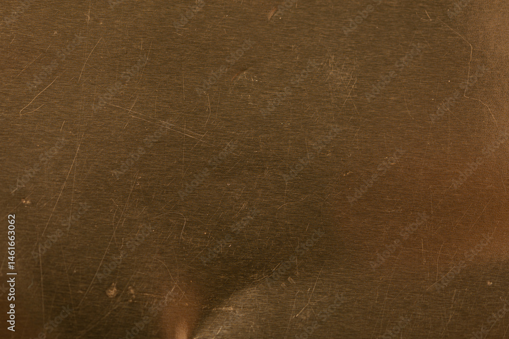 Aufkleber high-resolution image of a scratched dark gold metal texture. perfect for backgrounds and design pro