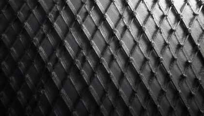 Subtle repeating diamond lattice, monochrome grayscale, contemporary, structure