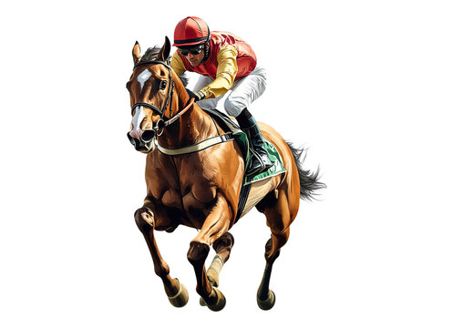 Horse racing jockey