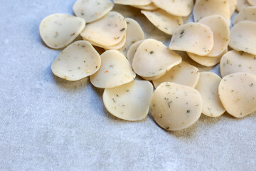 Vietnam prawn crackers, uncooked prawn cracker