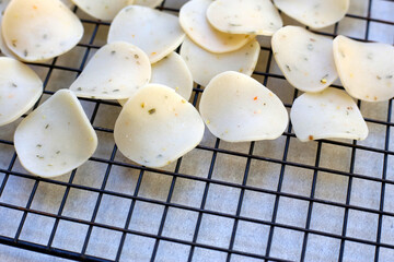 Vietnam prawn crackers, uncooked prawn cracker