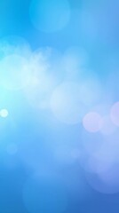 Blue Bokeh Background: Abstract Soft Gradient Light Texture for Artistic Visuals