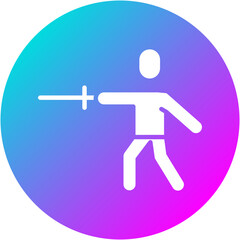 Fencing Foil Target Icon