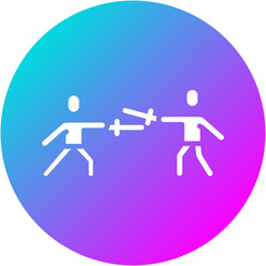 Fencing Lesson Icon