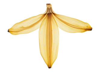 Isolated flying banana