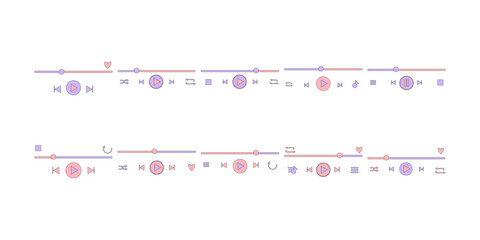 Retro Music Player Interface