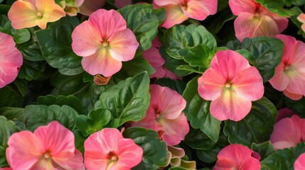 a pink and lime impatiens