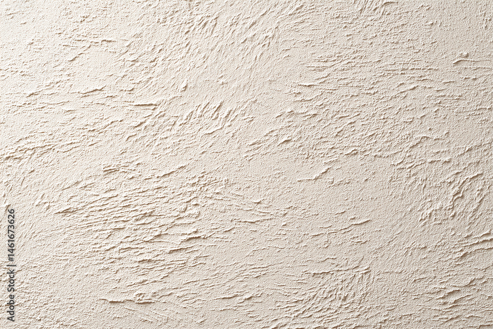 Poster beige textured wall, rough surface, uneven pattern, creates neutral background for design projects, 