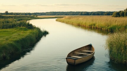 Obraz premium Serene River Scene