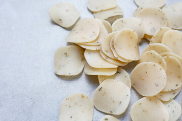 Vietnam prawn crackers, uncooked prawn cracker
