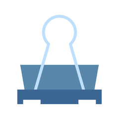 Fototapeta premium Binder Clip icon vector image. Suitable for mobile apps, web apps and print media.