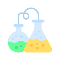 Chemistry Set icon vector image. Suitable for mobile apps, web apps and print media.