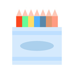 Obraz premium Colors Box icon vector image. Suitable for mobile apps, web apps and print media.