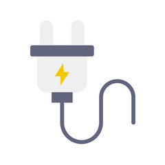 Electric Plugs icon vector image. Suitable for mobile apps, web apps and print media.