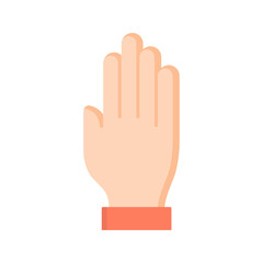 Hand icon vector image. Suitable for mobile apps, web apps and print media.