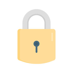 Lock II icon vector image. Suitable for mobile apps, web apps and print media.