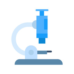 Microscope icon vector image. Suitable for mobile apps, web apps and print media.