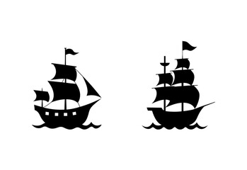 Premium Minimalist Sailboat Icon Collection – High-Quality Nautical Graphics for Marine-Themed Designs and Creative Projects