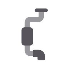 Pipe icon vector image. Suitable for mobile apps, web apps and print media.