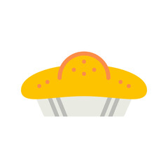 Pie icon vector image. Suitable for mobile apps, web apps and print media.