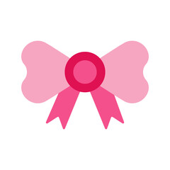 Ribbon icon vector image. Suitable for mobile apps, web apps and print media.