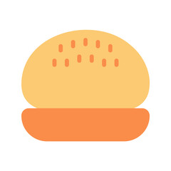 Rolled Bun icon vector image. Suitable for mobile apps, web apps and print media.