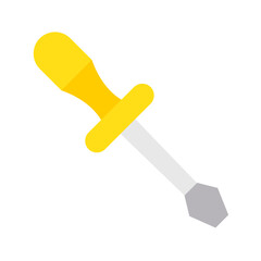 Screw Driver icon vector image. Suitable for mobile apps, web apps and print media.