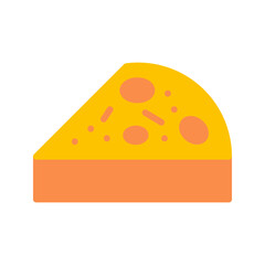 Slice of Pie icon vector image. Suitable for mobile apps, web apps and print media.