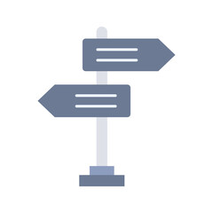 Street Signs II icon vector image. Suitable for mobile apps, web apps and print media.