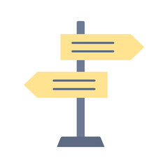 Street Signs I icon vector image. Suitable for mobile apps, web apps and print media.