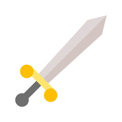 Sword icon vector image. Suitable for mobile apps, web apps and print media.