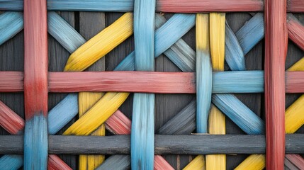 Colorful woven pattern