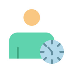 Time Bound icon vector image. Suitable for mobile apps, web apps and print media.