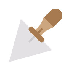 Trowel icon vector image. Suitable for mobile apps, web apps and print media.