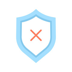 Obraz premium Unprotected icon vector image. Suitable for mobile apps, web apps and print media.