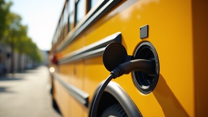 Electric School Bus Charging, Sustainable Transport