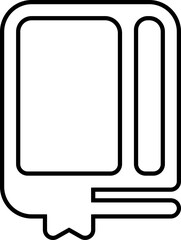 News  Journal  In Outline Icon