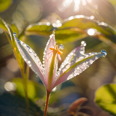 dragonfly on a flower