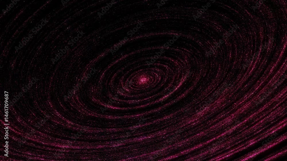 Aufkleber a spiral-shaped pattern resembling a galaxy or a whirlpool in pink tones with many small bright dots