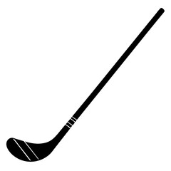 hockey stick and puck