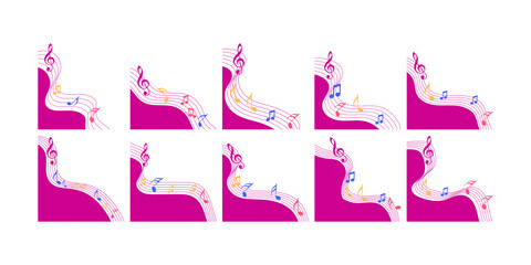 Obraz premium Sound Wave Music