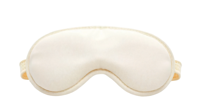 Sleeping mask isolated on transparent background