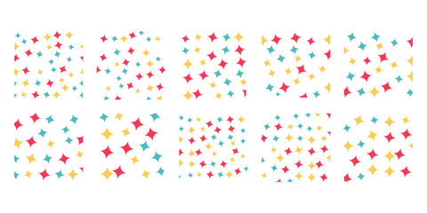 Groovy Sparkles Seamless Pattern