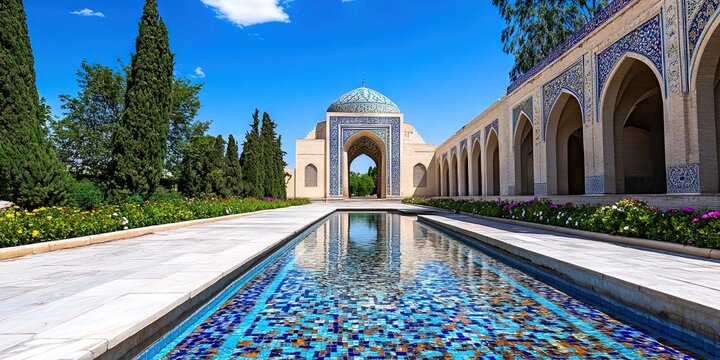 persia tourism and destination travel concept for the cradle of life