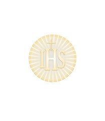 Opłatek z IHS