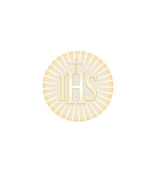 Opłatek z IHS